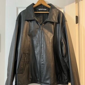 Kenneth Cole Reaction men’s leather jacket XXL